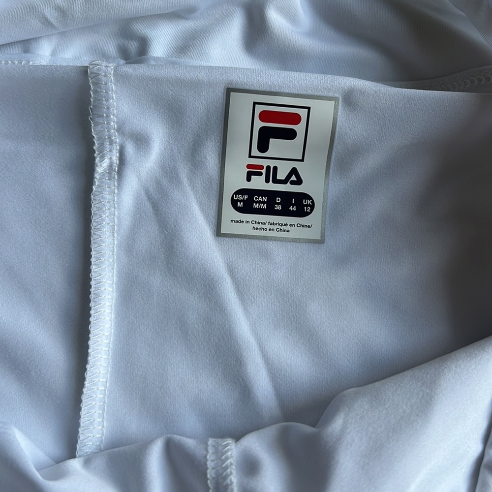 NWT Fila White tennis skirt; size medium; Pickleball - Picture 2 of 3